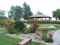 Visitors enjoy the tranquility and peace of the gardens.
